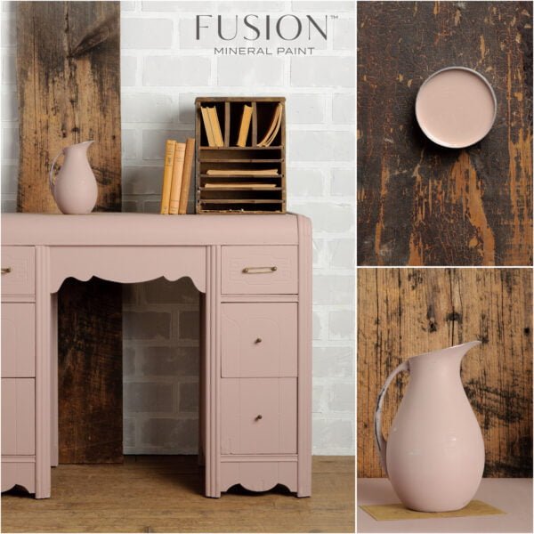 Furniture painted with the Damask Fusion mineral paint.