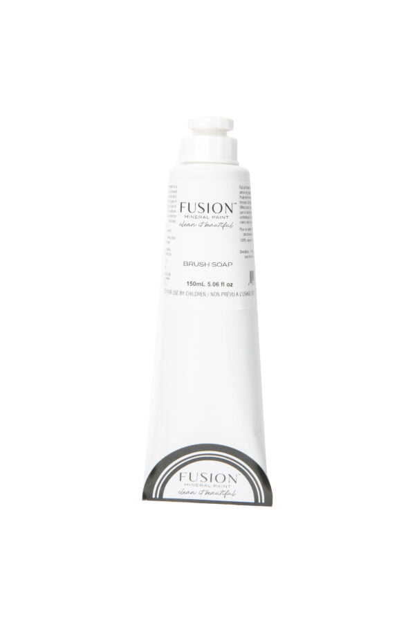 A tube of Fusion Brush Soap.